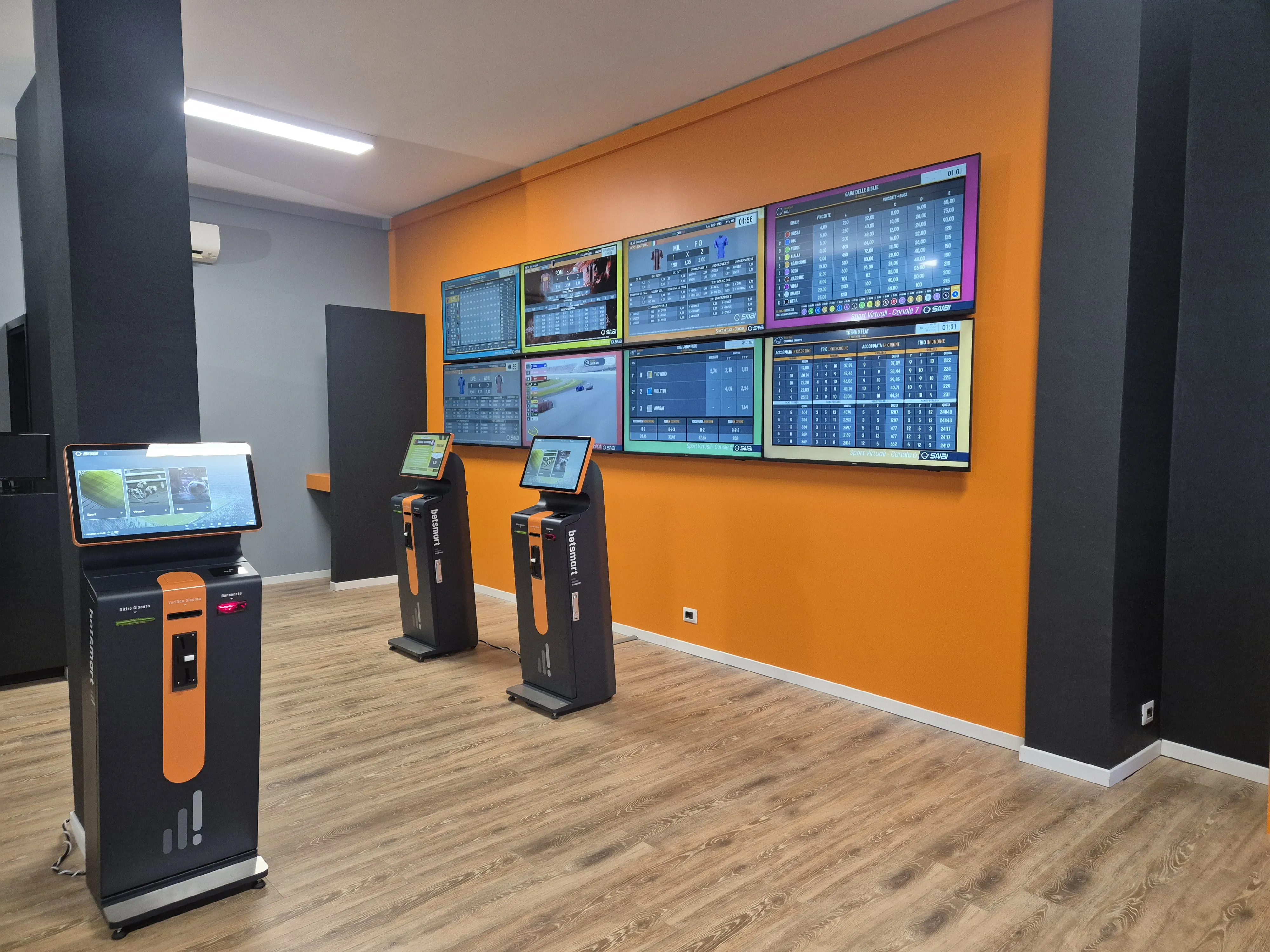 Area virtual games SNAIPAY Nerviano - Postazioni giochi virtuali